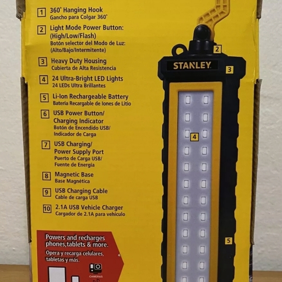 Stanley Rechargeable Flashlight 500 Lumens - Picture 2 of 5
